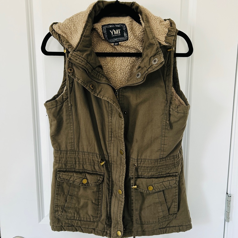 YMI Olive vest
